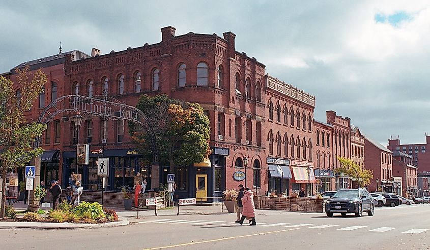 Downtown Charlottetown, Prince Edward Island.