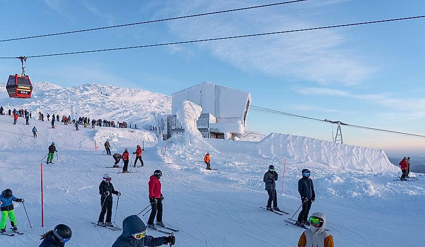 The popular ski destination of Åre, Sweden