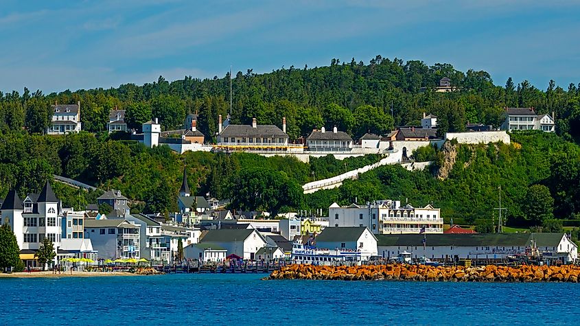 Mackinac Island State Harbor in Michigan.