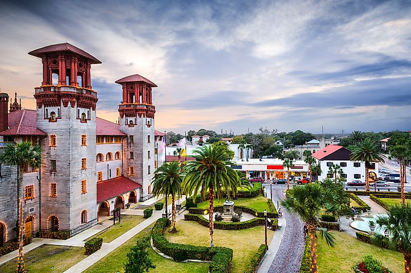 Alcazar Courtyard in St. Augustine, Florida.