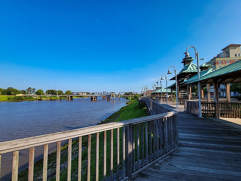 River Walk in Monroe, Louisiana.