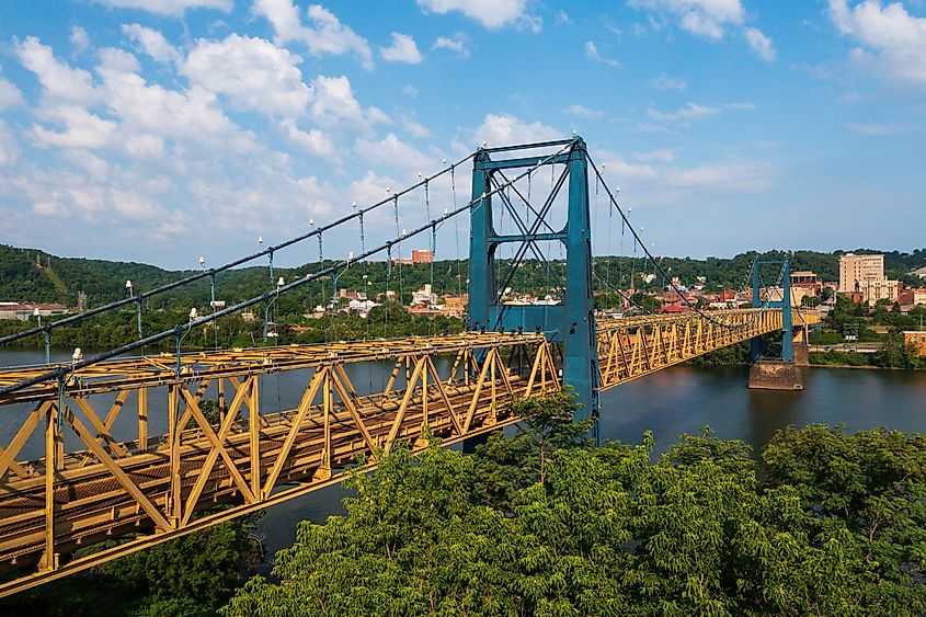 the Ohio River between Weirton, West Virginia and Steubenville, Ohio.