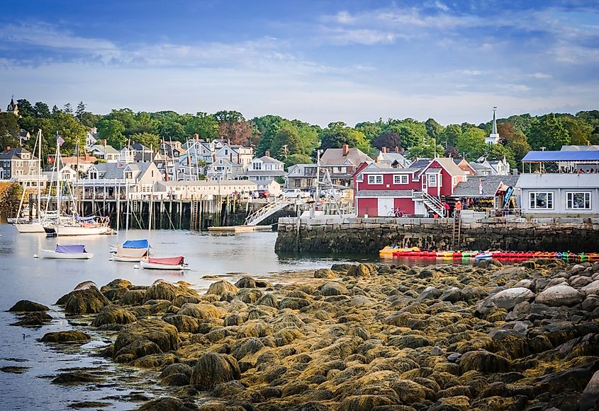 The iconic seaside harbor town of Rockport, Massachusetts.