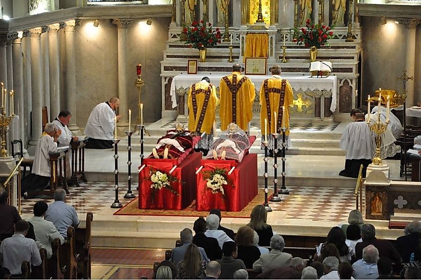 Shrines of Saint Magnus and Saint Bonosa in Louisville, Kentucky.