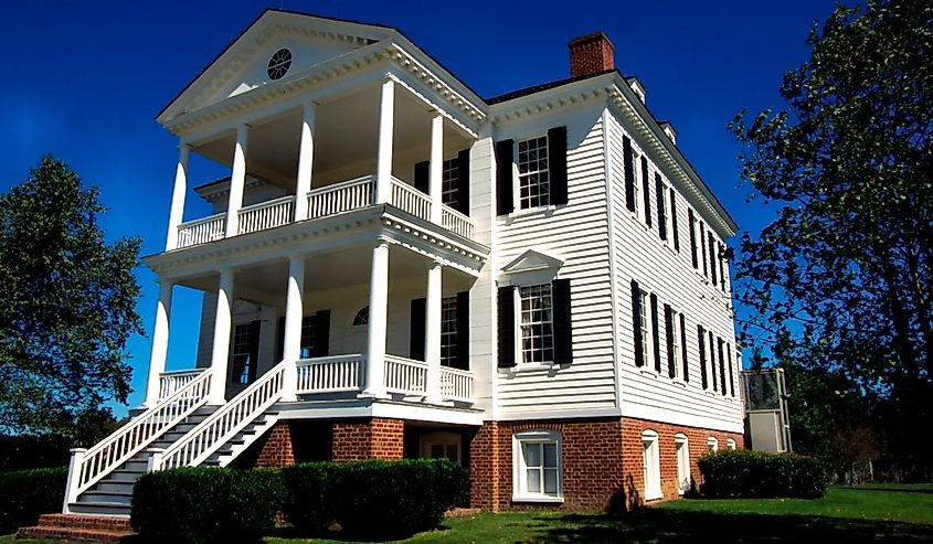 Historic Revolutionary War Park, Kershaw-Cornwalis House, Camden, South Carolina.