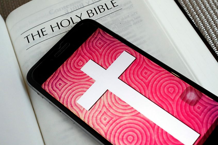 Apps and online streaming are increasingly popular church mediums.