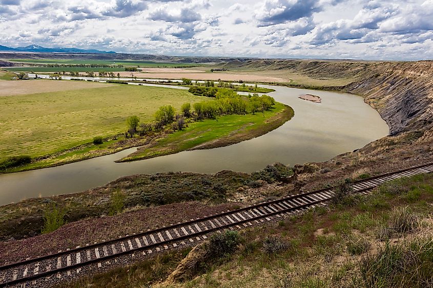 Missouri River in Lewistown, Montana