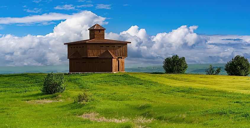 Fort Abraham Lincoln State Park is a North Dakota state park located 7 miles south of Mandan, North Dakota.