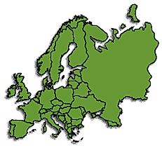 simple map of europe countries