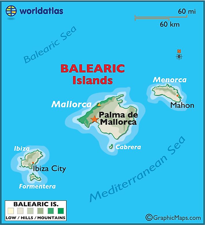 Balearic Large Color Map