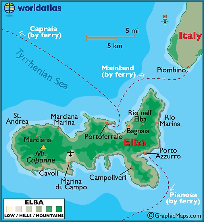 Elba Large Color Map