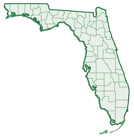 Florida County Map