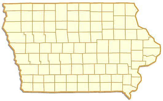 Iowa County Map