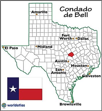 Bell County Zip Code Map