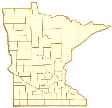 County Map Of Minnesota Counties