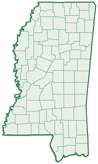 Mississippi County Map