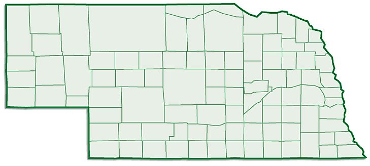 Nebraska County Map