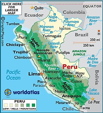 Candelabra of the Andes Paracas Peninsula Peru Map and Information Page ...