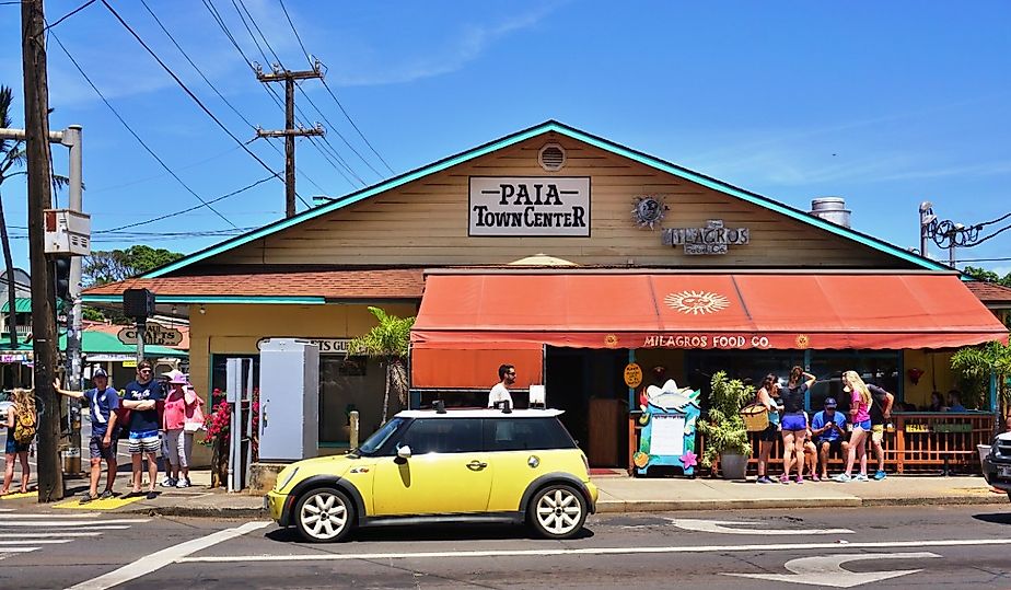 Downtown Paia, Hawaii. Image credit EQRoy via Shutterstock