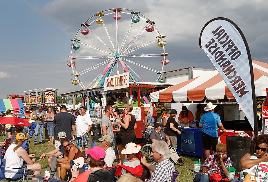 Crawfish Festival in Breaux Bridge, Louisiana. Image credit Pierre Jean Durieu via Shutterstock