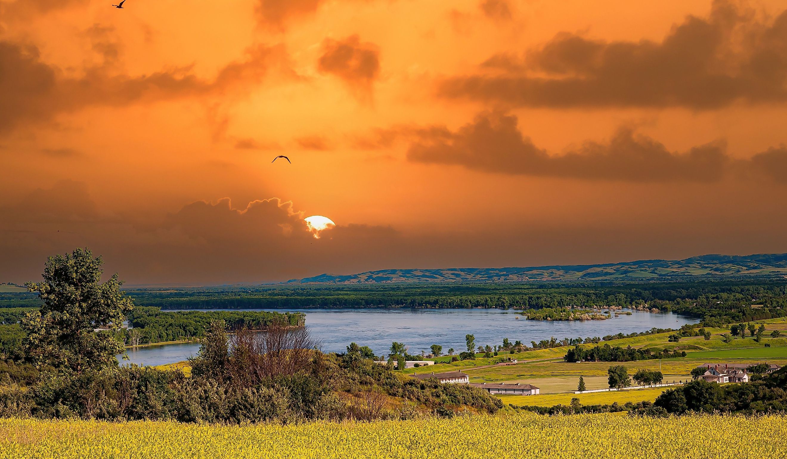 Fort Abraham Lincoln State Park is a North Dakota state park. Mandan, North Dakota.