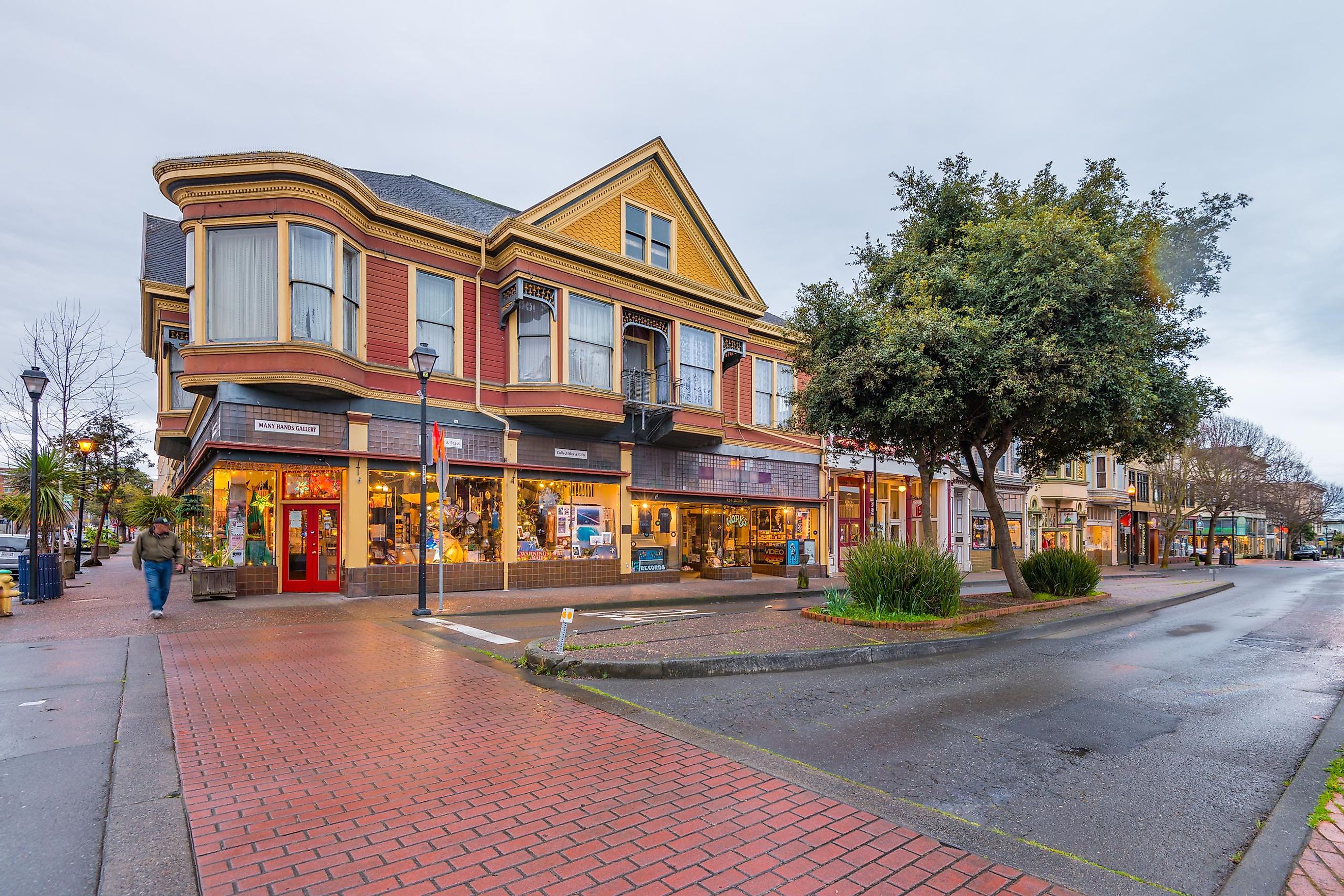 Historic downtown of Eureka, California.