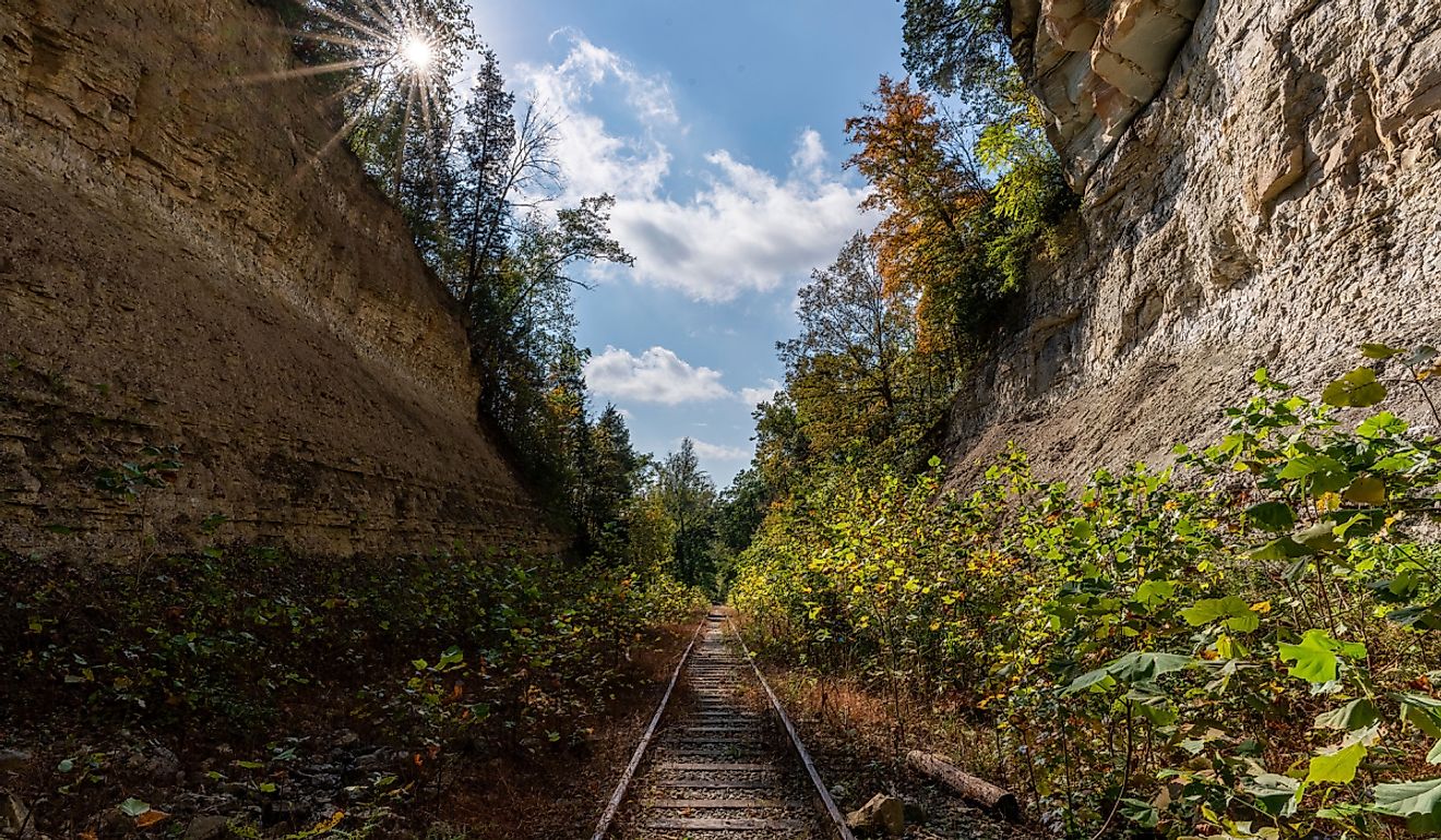 Madison Heritage Trail, a decommissioned railroad. Image credit arthurgphotography via Shutterstock.