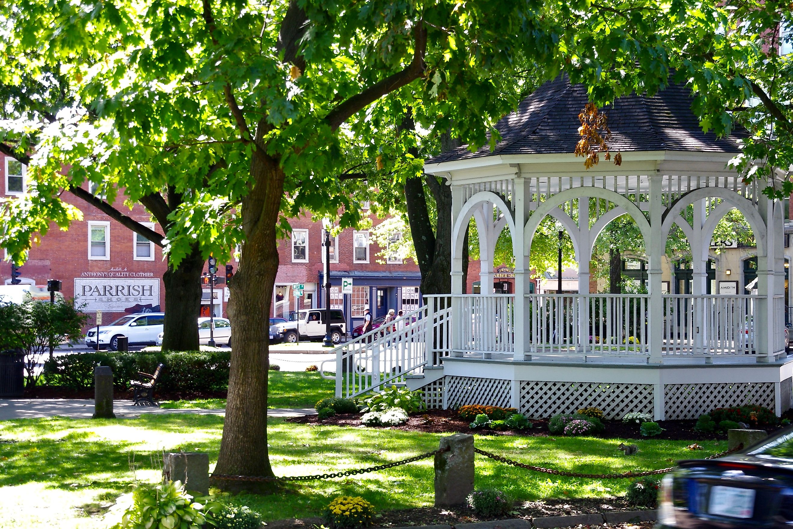 The Bandstand in Central Square, Keene, New Hampshire. Editorial credit: Andy Sutherland / Shutterstock.com.