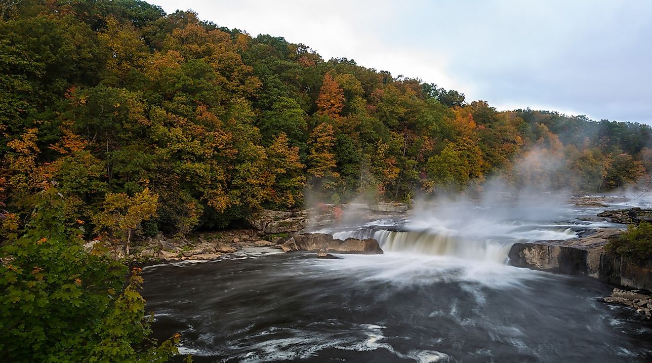 Ohiopyle Falls. Image credit: Jim Finke via Shutterstock