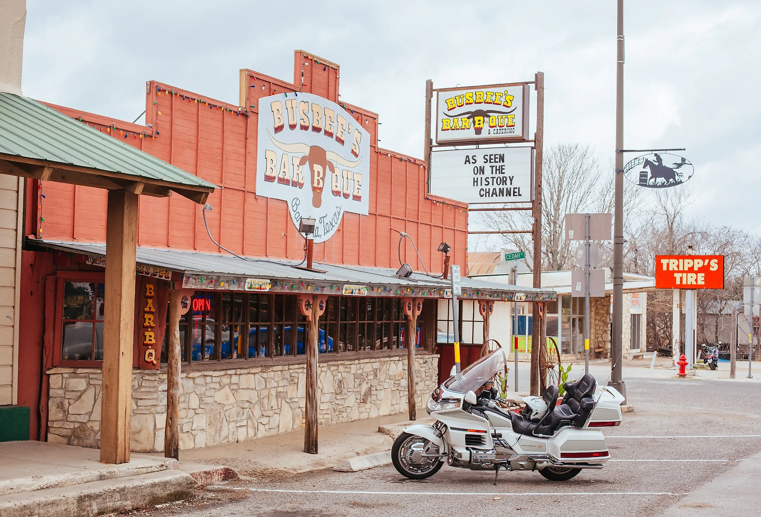 Downtown street in Bandera, Texas. Image credit FiledIMAGE via Shutterstock