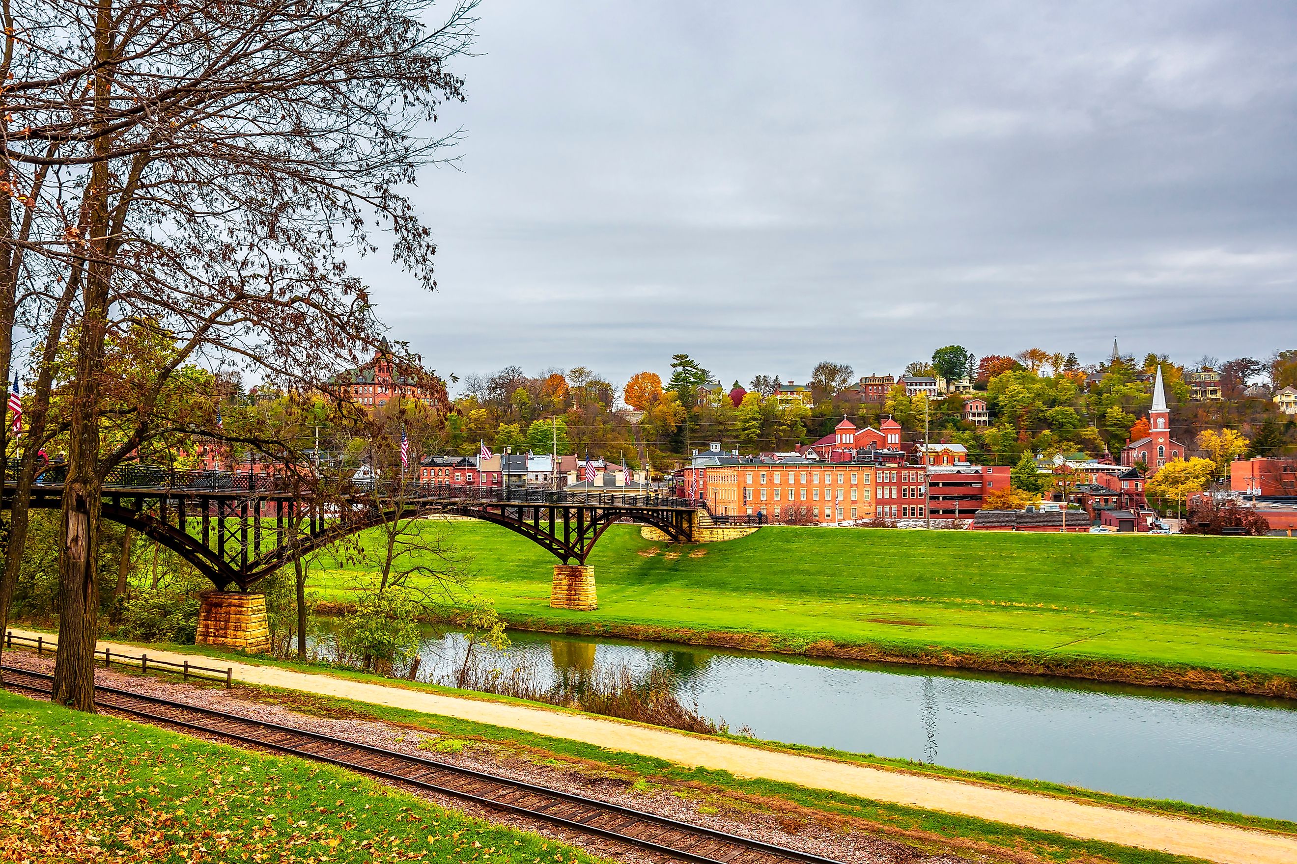 Galena, Illinois, in fall.