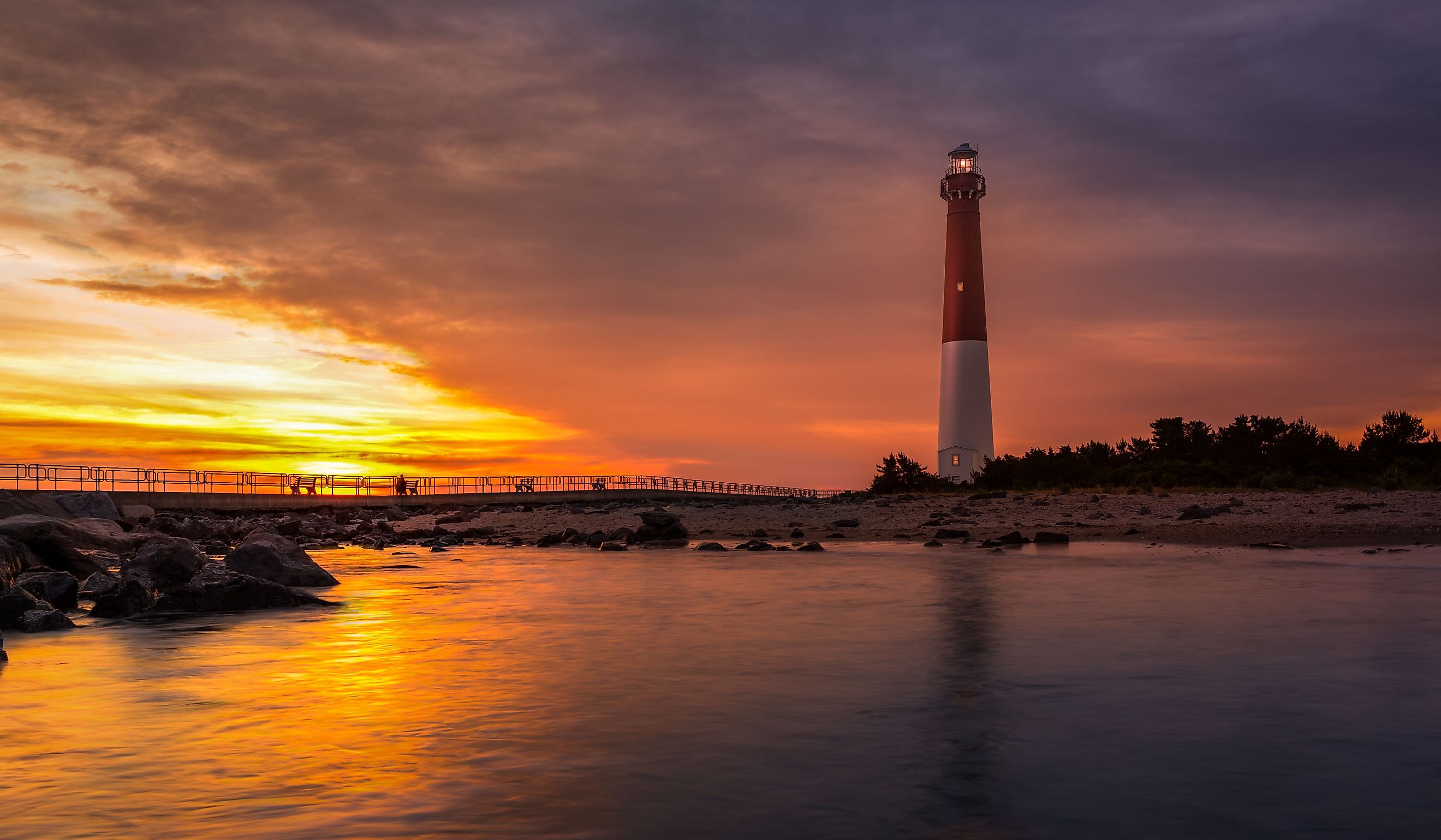 Barnegat Lighthouse is a historic landmark located on the northern tip of Long Beach Island.