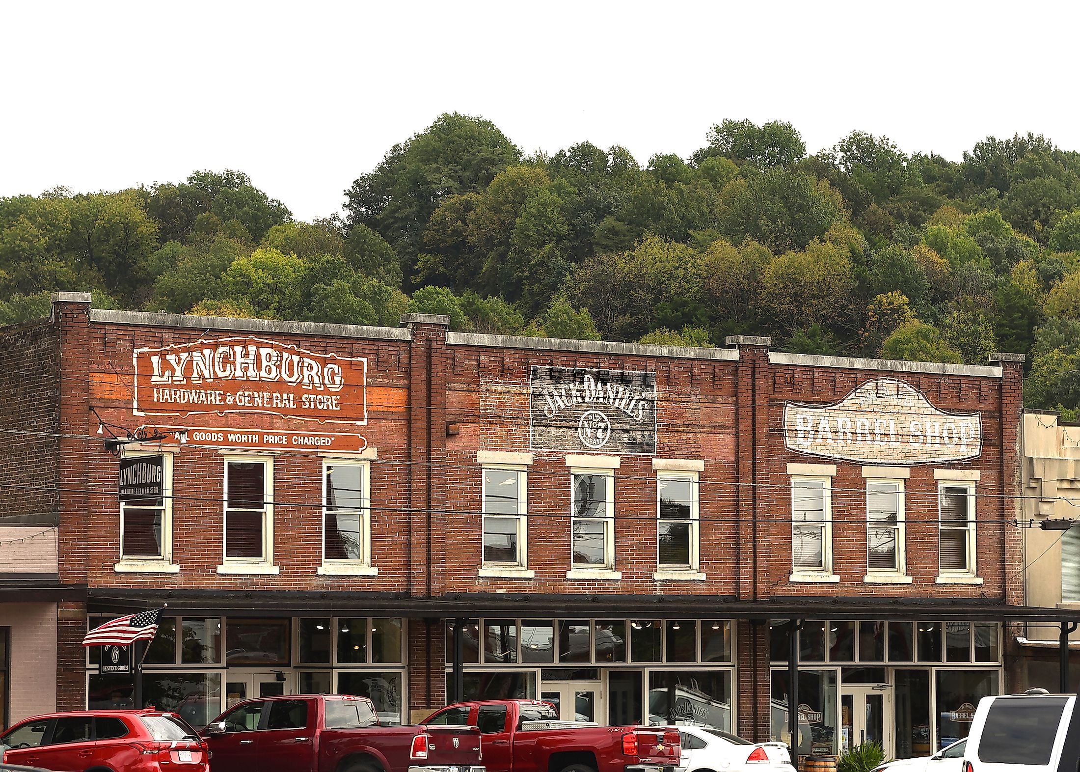 Lynchburg, Tennessee. Editorial credit: Paul McKinnon / Shutterstock.com