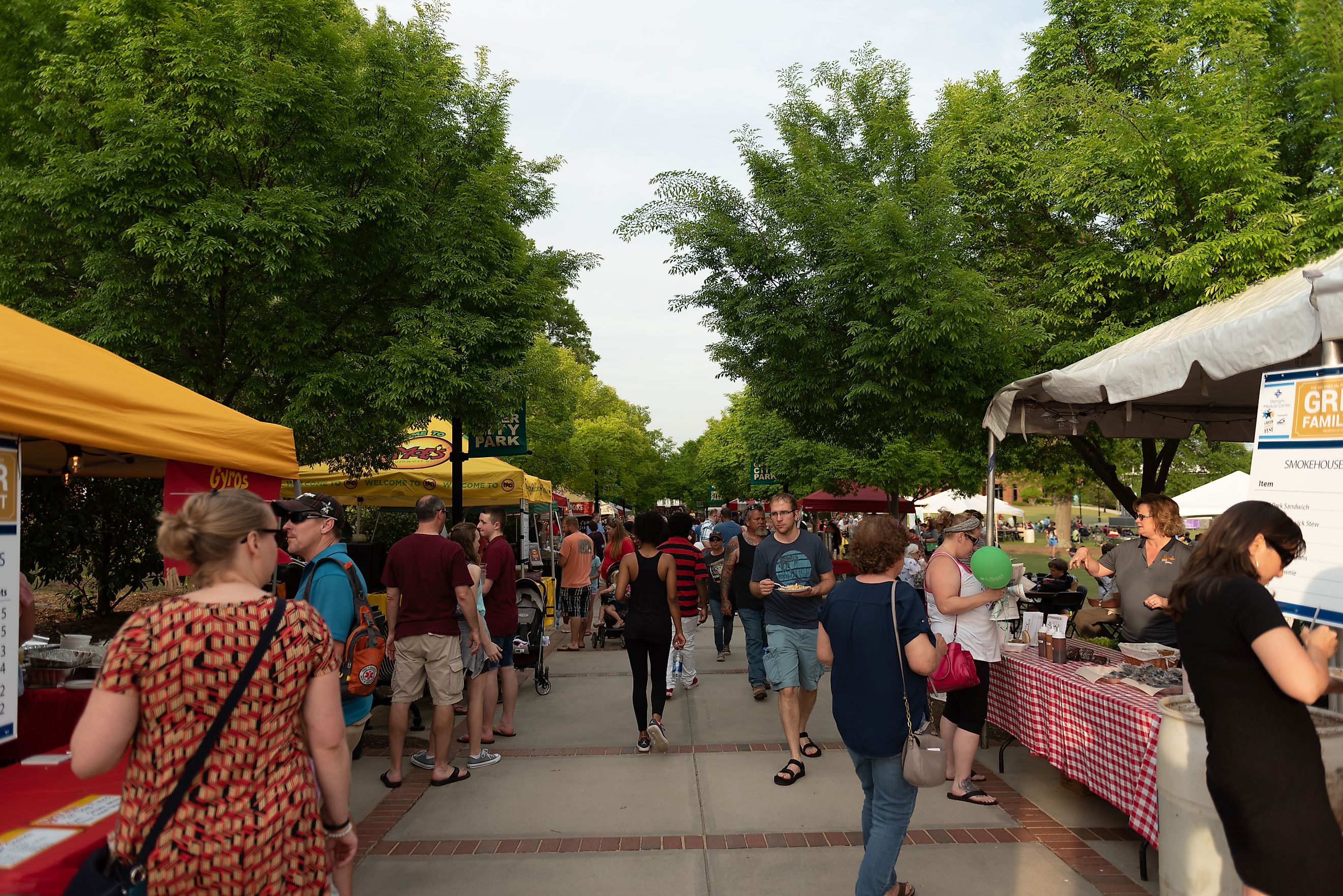 Greer, South Carolina: A weekend afternoon in downtown Greer, via Panas Wiwatpanachat / Shutterstock.com