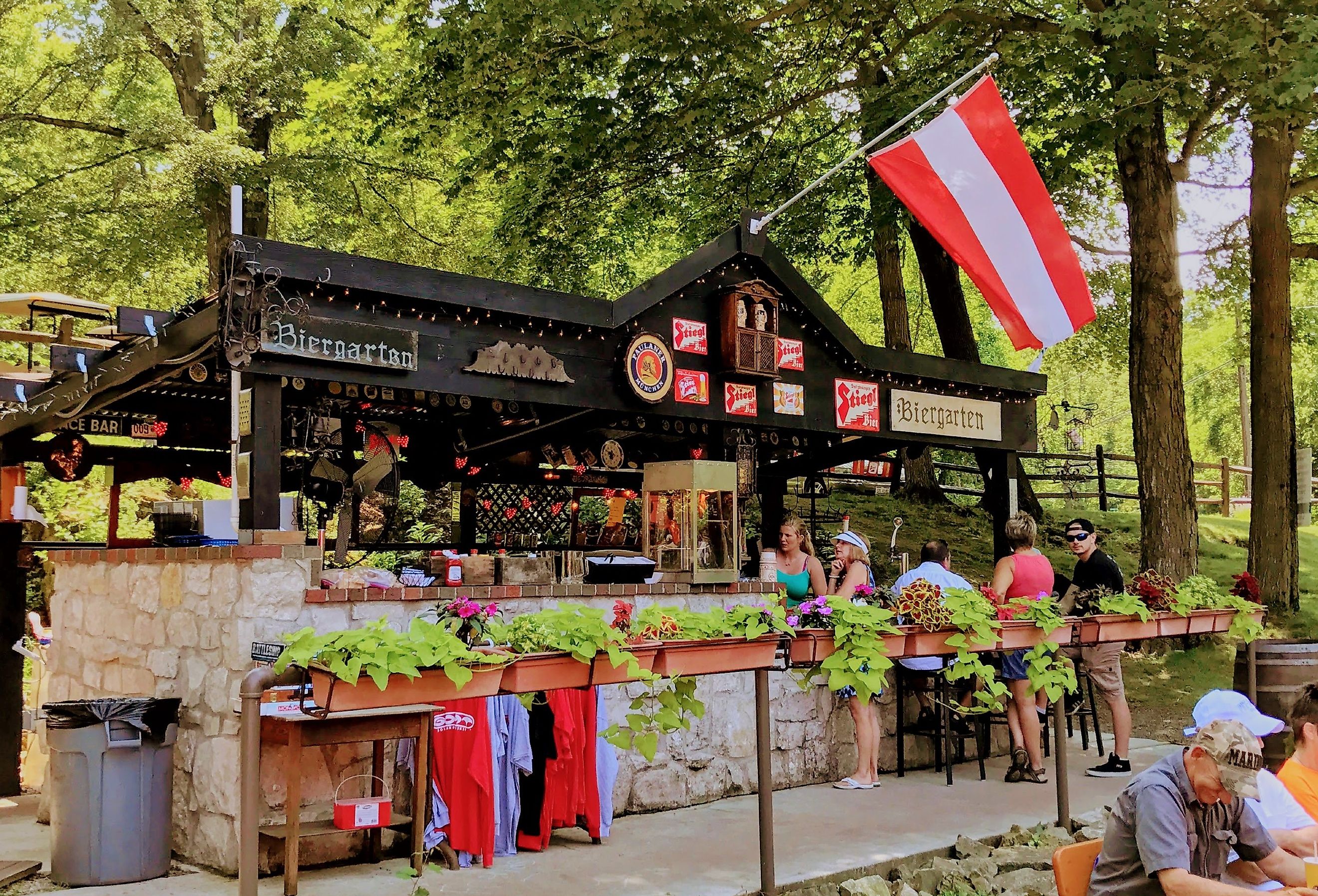 Put-in-Bay, Ohio: Austrian Beer Garden on South Bass Island. Image credit LukeandKarla.Travel via Shutterstock.com