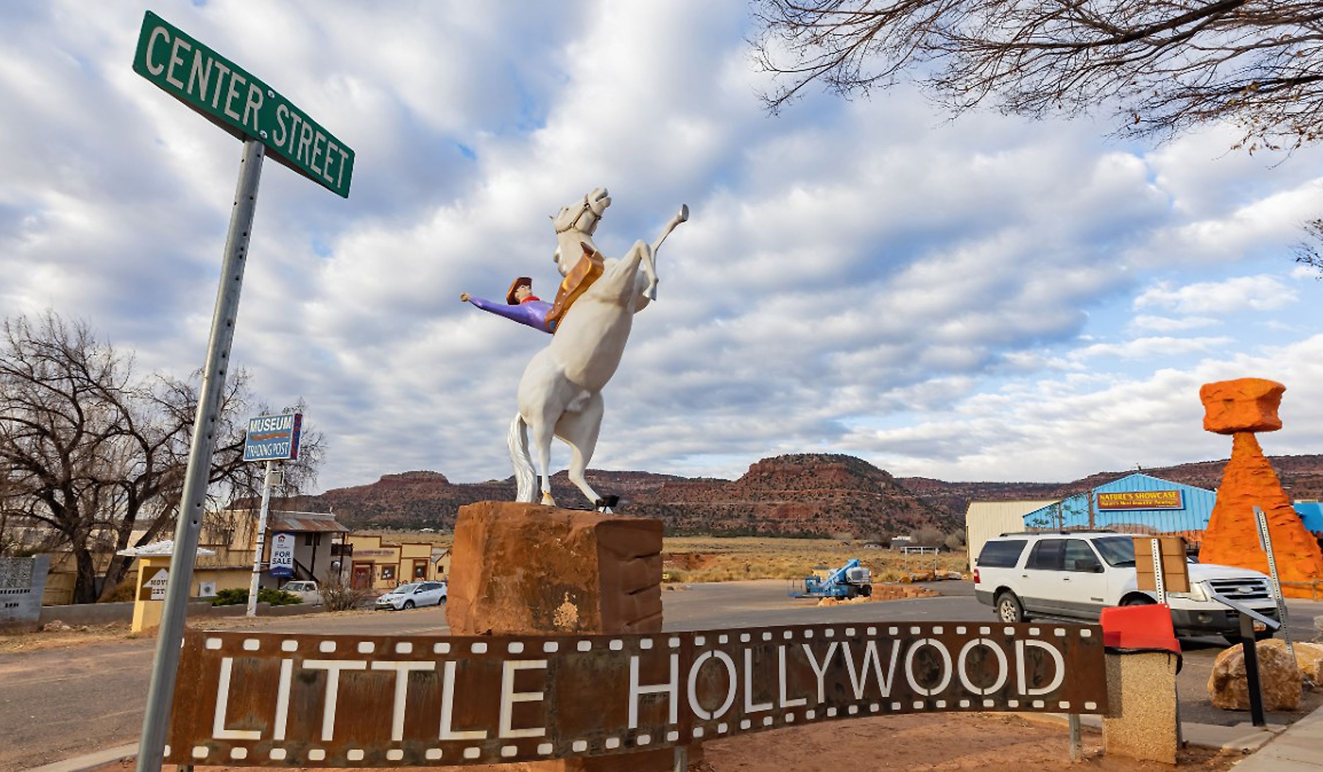 Little Hollywood sign in Kanab, Utah. Image credit Kit Leong via Shutterstock