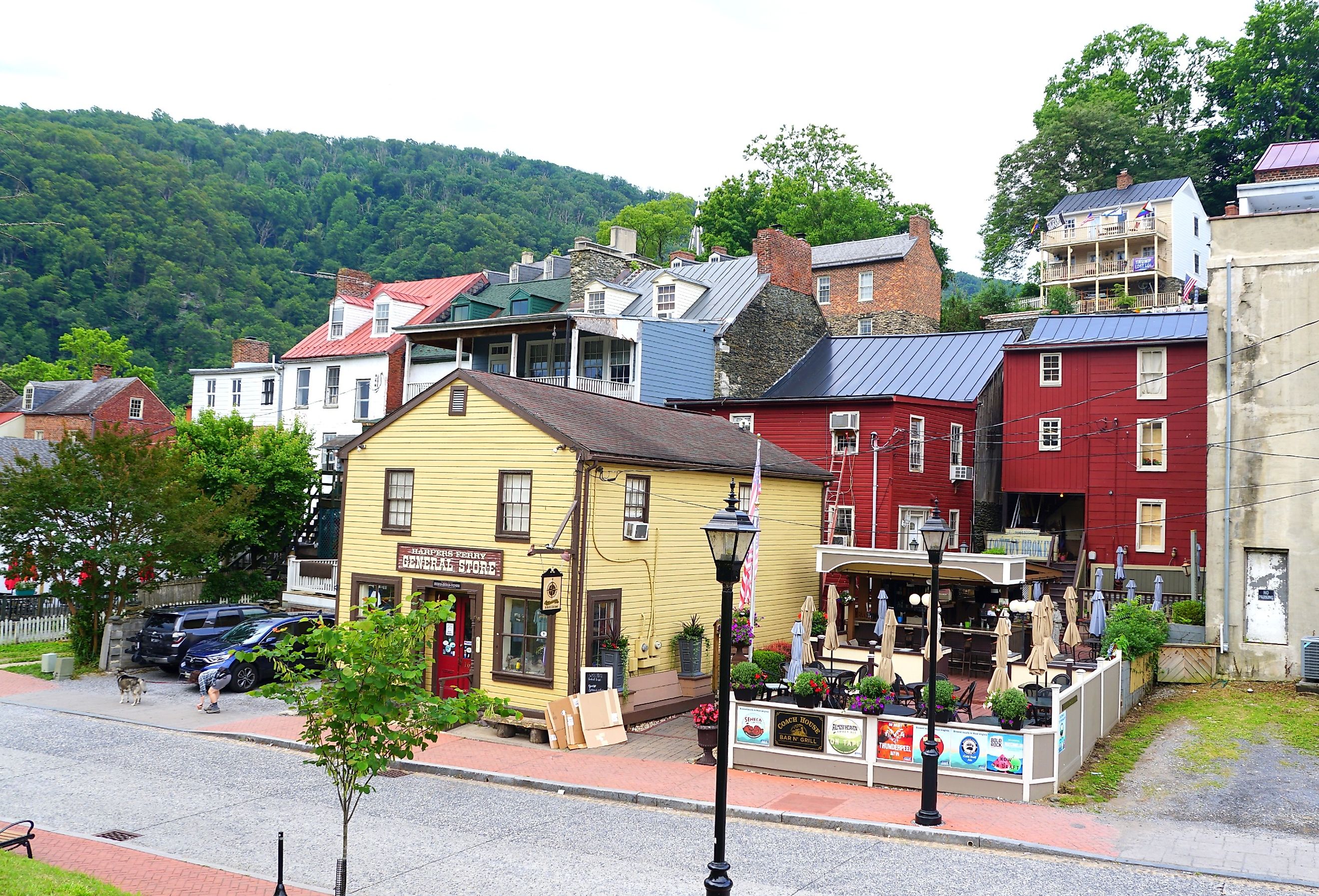 Overlooking Harpers Ferry, West Virginia in the summer. Image credit Khairil Azhar Junos via Shutterstock