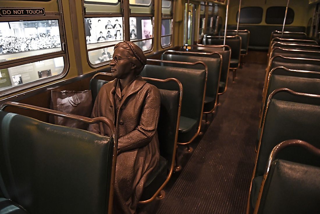 was rosa parks on the bus staged