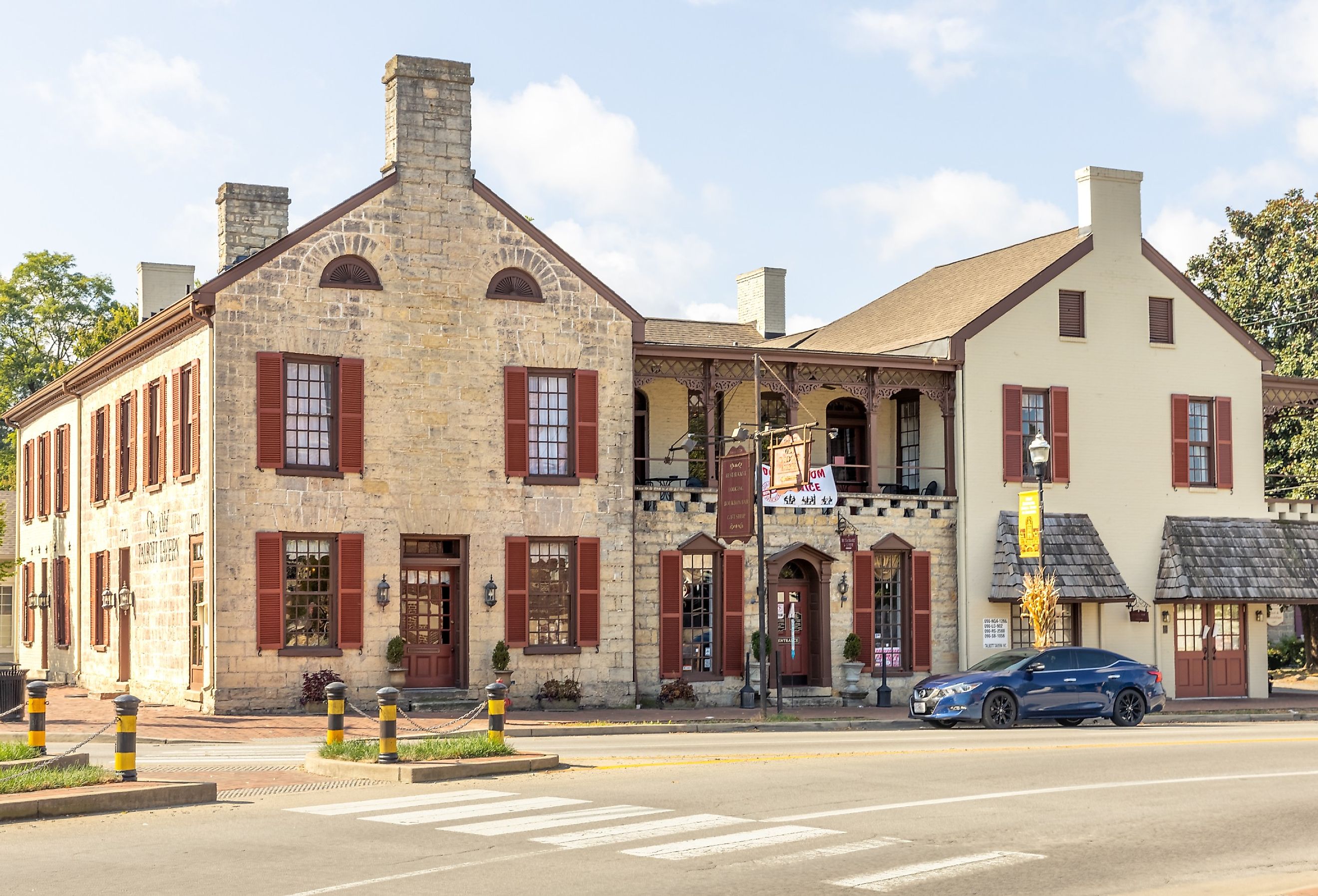 The Old Talbott Tavern in Bardstown, Kentucky. Image credit Ryan_hoel via Shutterstock