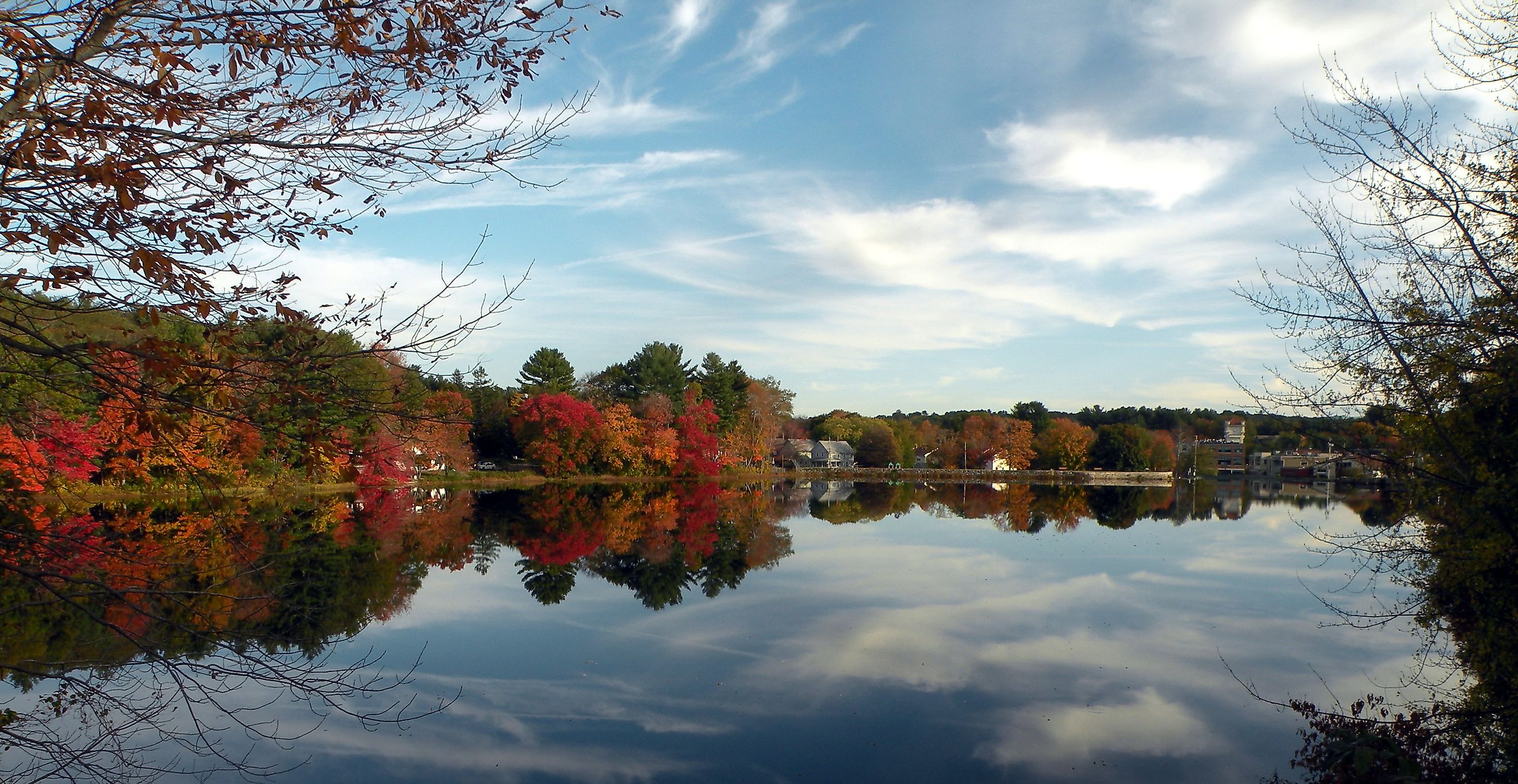 Harrisville Pond, Burrillville, RI. Editorial credit: Doug McGrady from Warwick, RI, USA via Wikimedia Commons