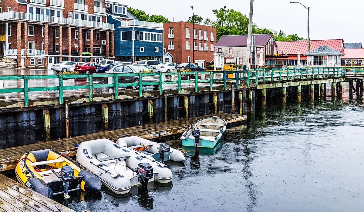 Marina Harbor in Castine, Maine. Image credit Kristi Blokhin via Shutterstock