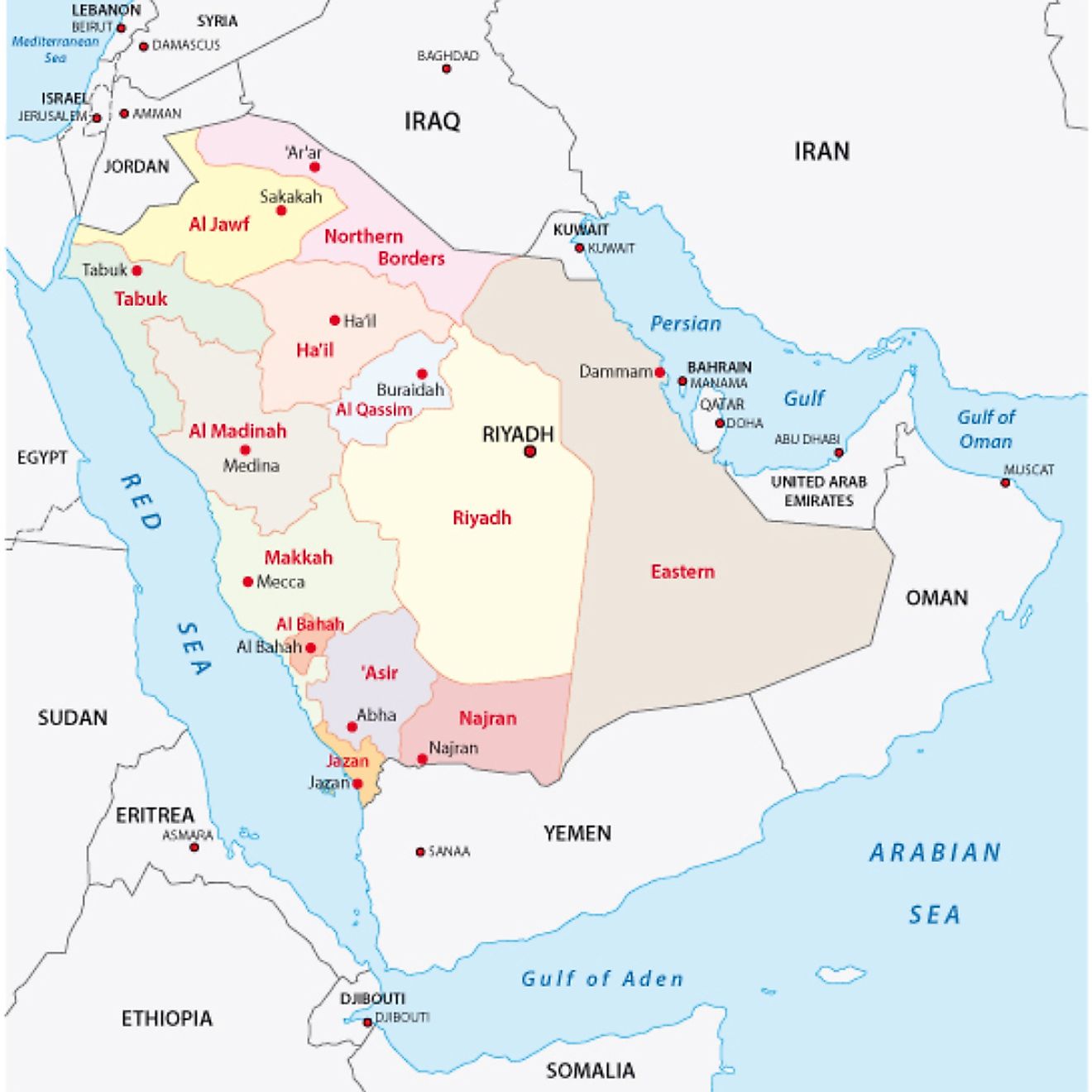 Saudi Arabia Maps & Facts - World Atlas