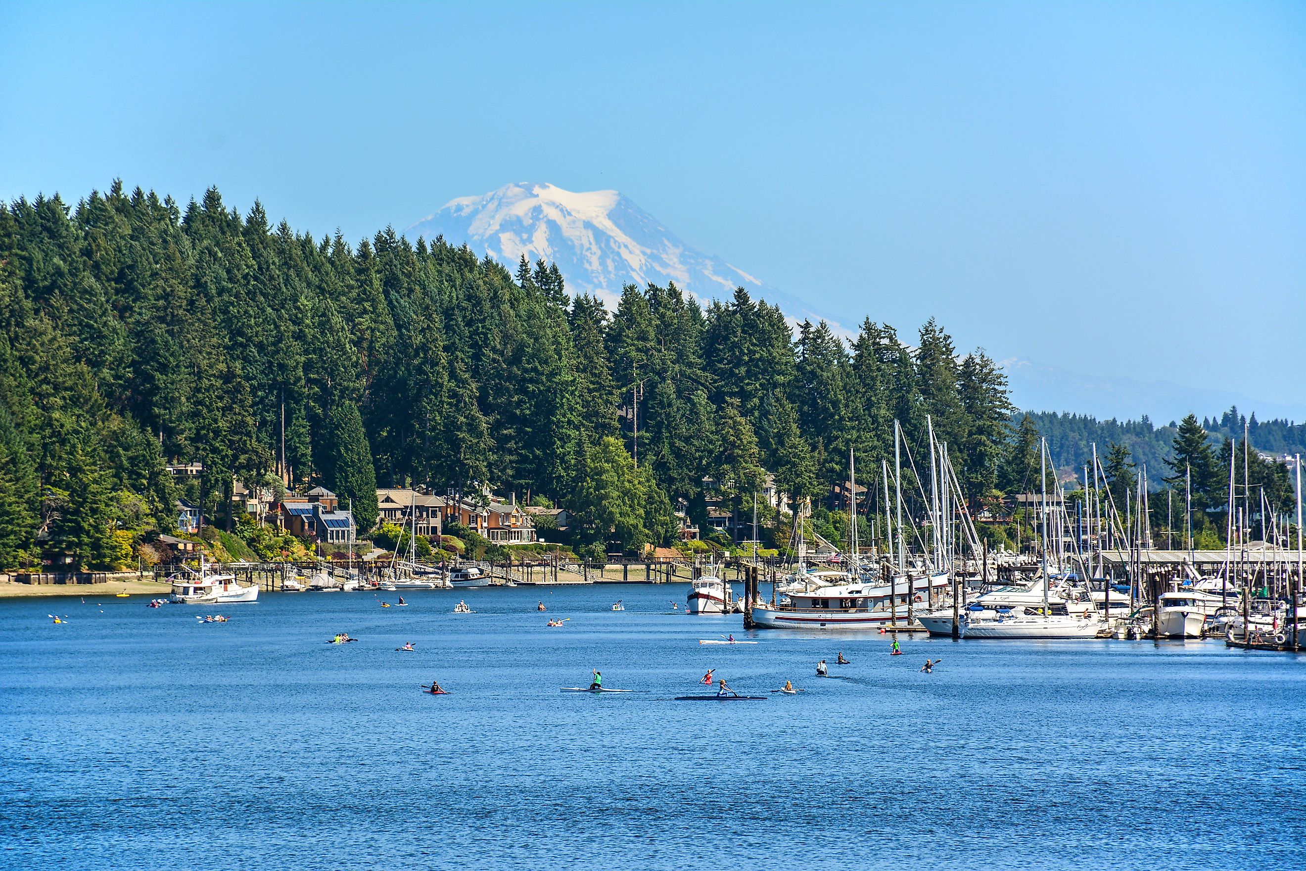 The gorgeous town of Gig Harbor, Washington.