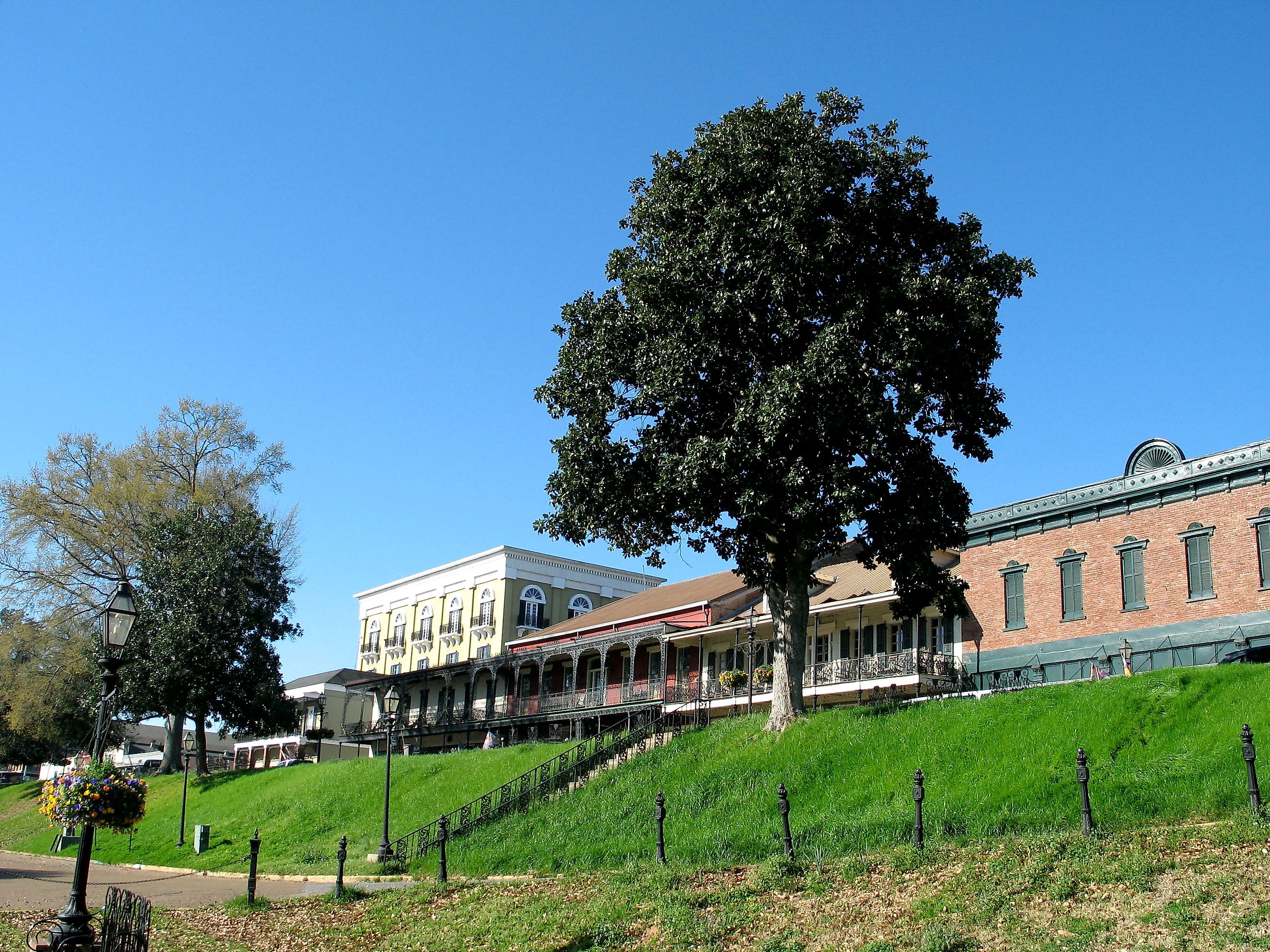 Historical buildings in Natchitoches, Louisiana.