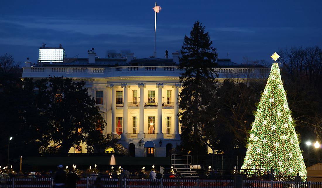 Which American President Banned Christmas Trees in the White House