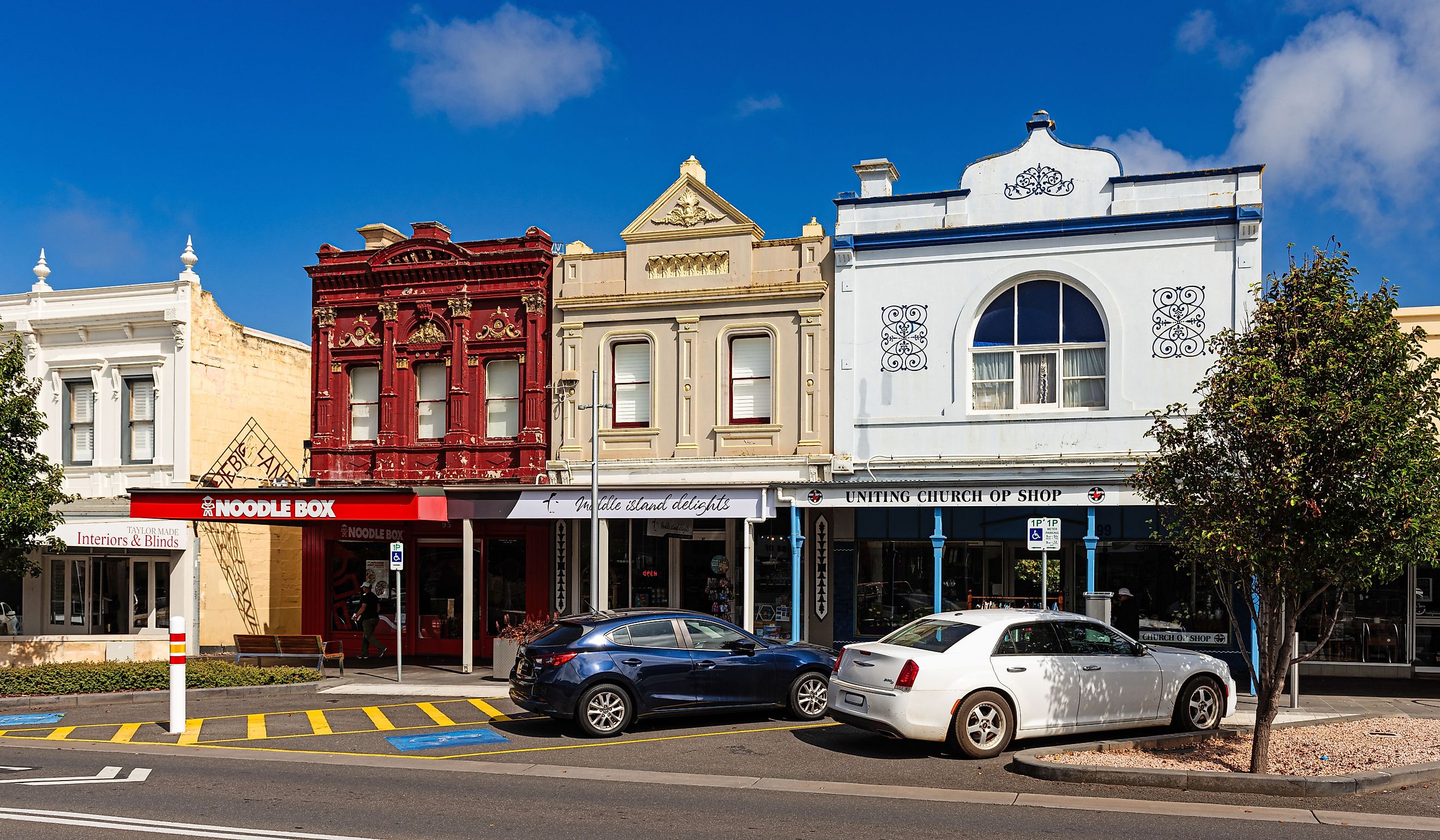 Warrnambool, Australia, February 13, 2024: Shopfront in Warrnambool a city on the south-western coast of Victoria, Australia. Source: Shutterstock/Majonit