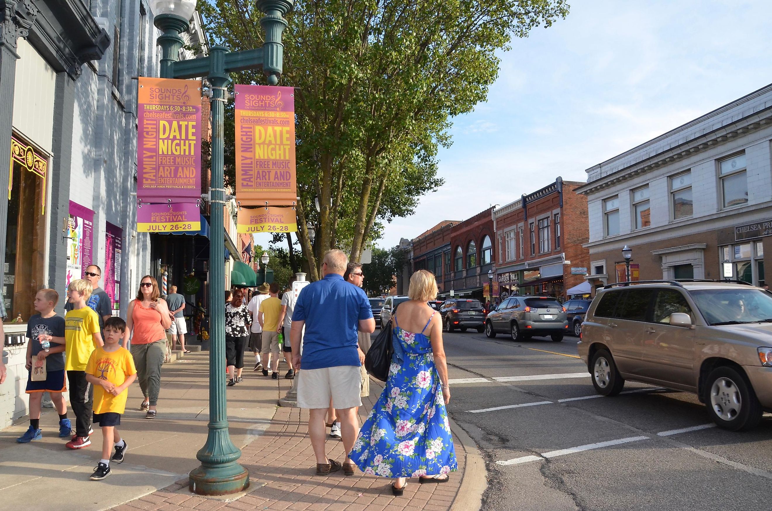 street view in Chelsea, Michigan