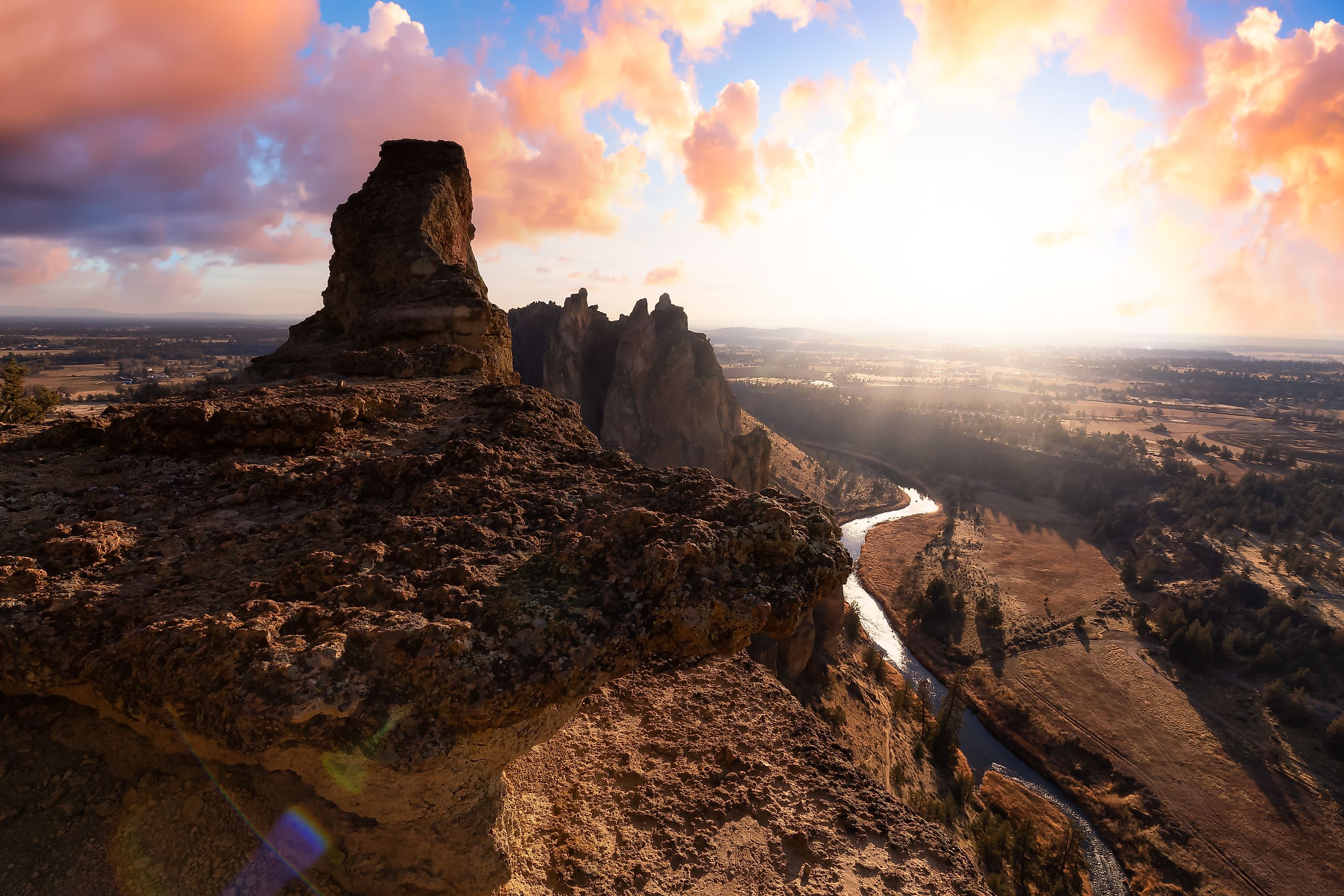 Smith Rock near Redmond, Oregon.