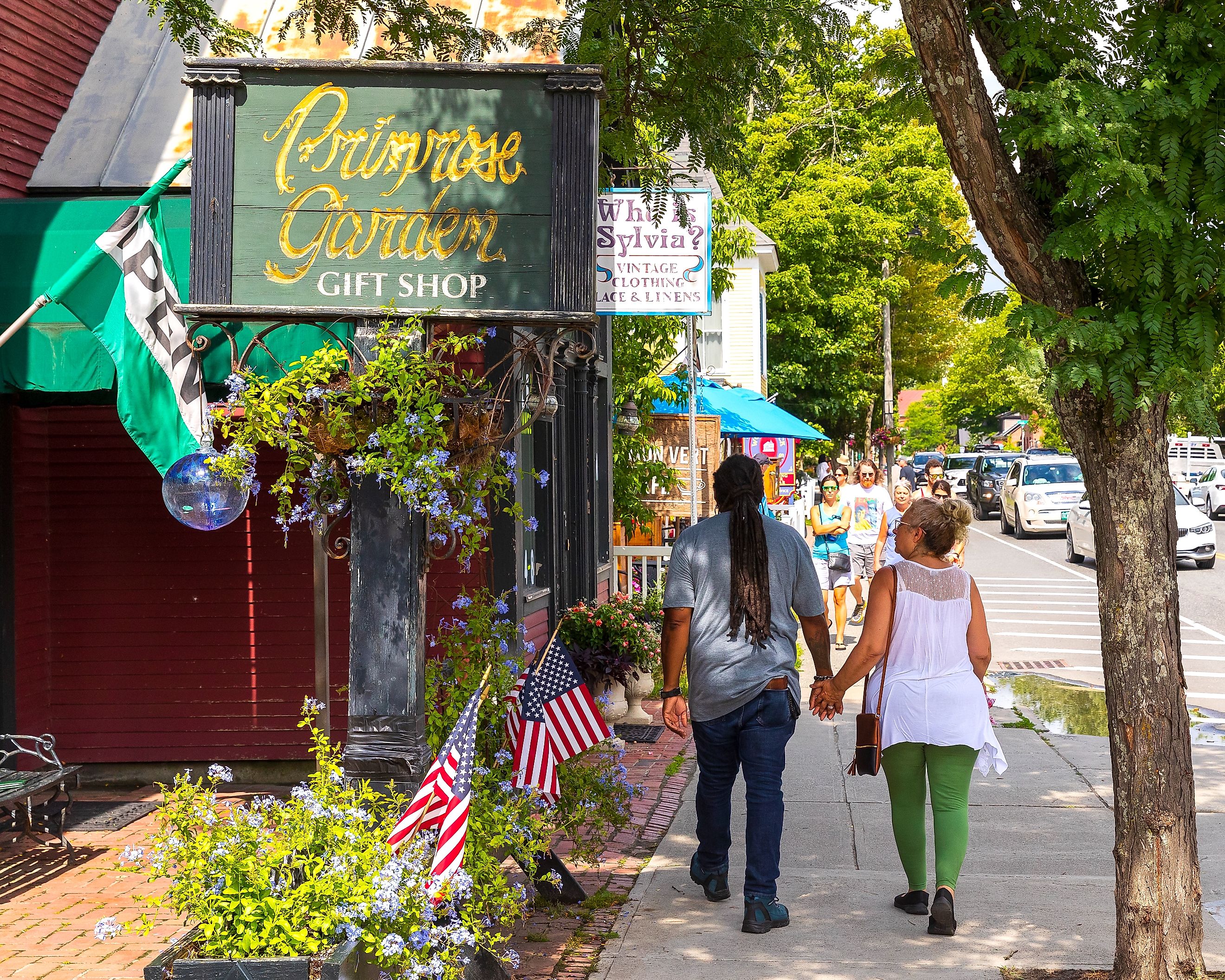 Downtown Woodstock, Vermont. Editorial credit: hw22 / Shutterstock.com.