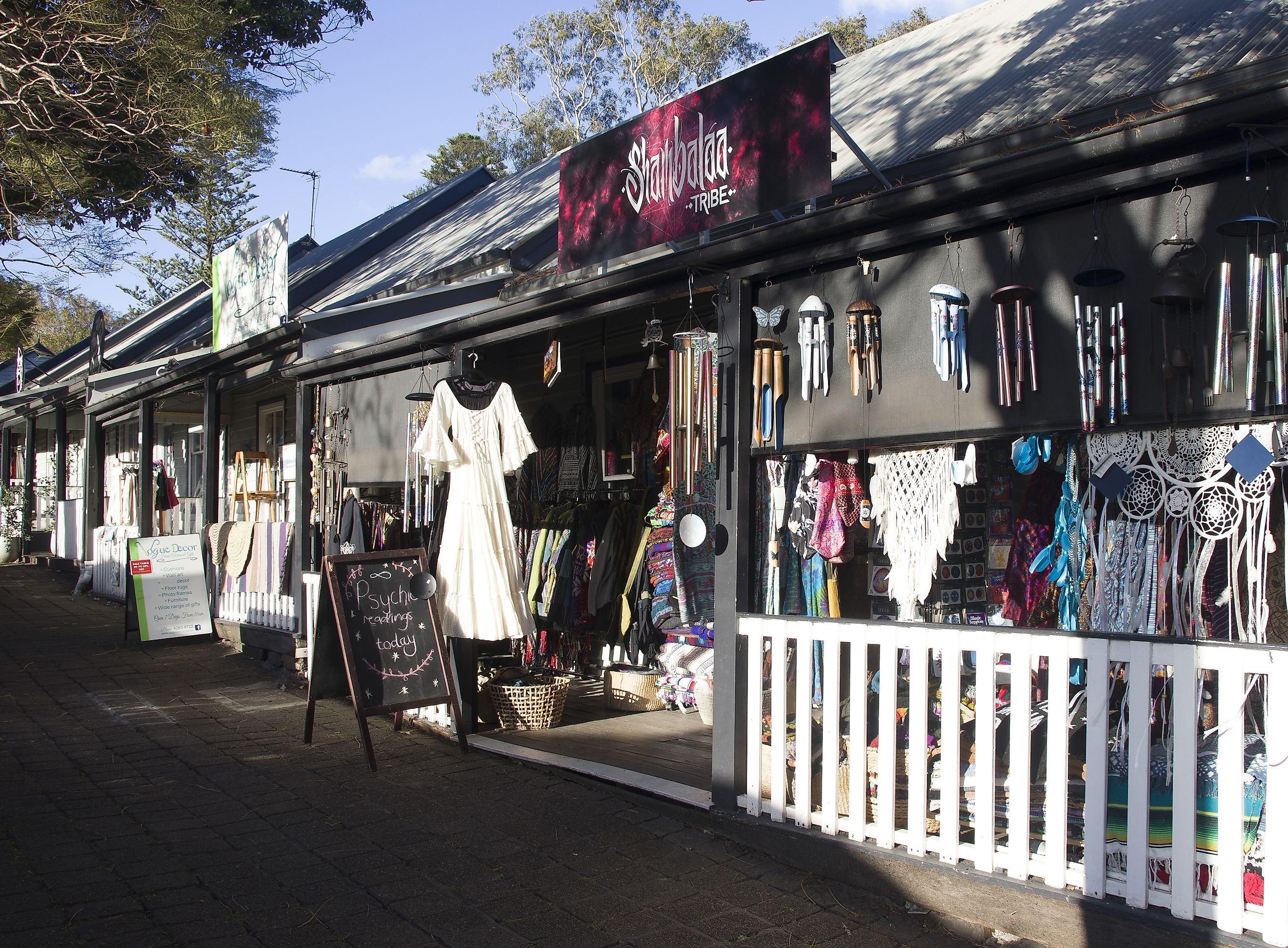 Shop street Cottages View photography Kiama Village New South Wales 